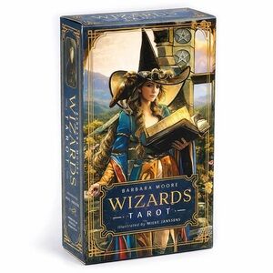 Wizards Tarot Deck by Barbara Moore – Illustrated by Mieke Janssens